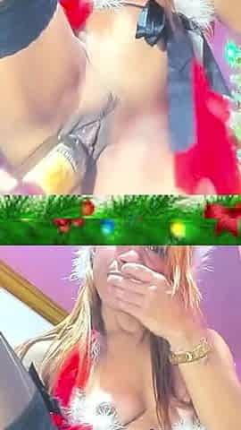 Mamacita Santa Clause Make Crazy Tekis with Delicius Squirt Nd Cream Cum for Christmaxxx Sexy Dadd Love