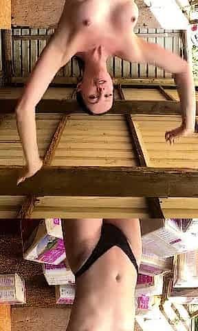 Haydie May Bird Loves To Work Nude In Public