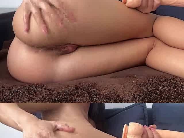 Large vibrator destroys my twat