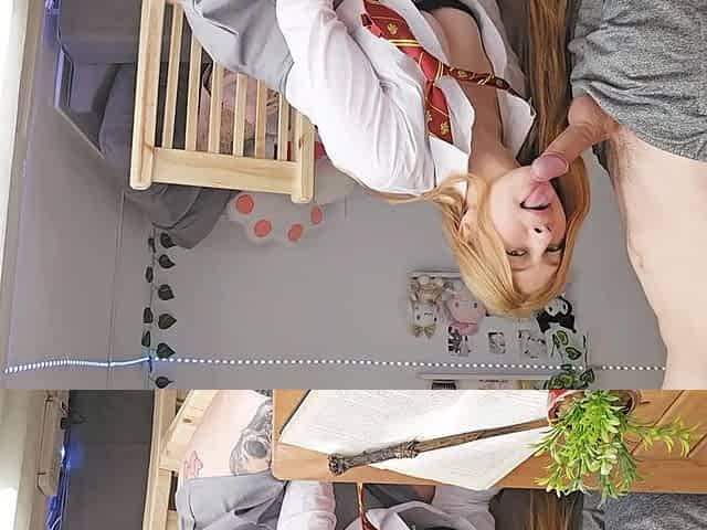 Hermione Magic Student Girl Wants You Fill Her Pussy with Your Cock