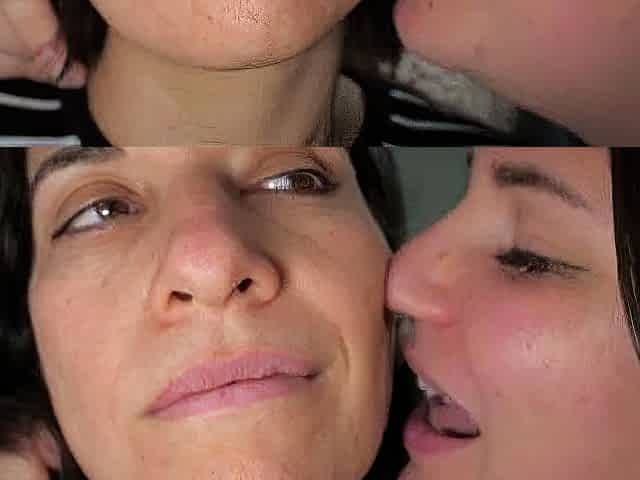 Foot Tongue Mouth And Vore Valerie Licks Sadies Face