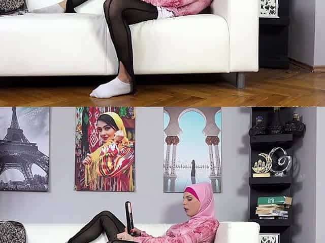 He caught his hijab wife with a dildo