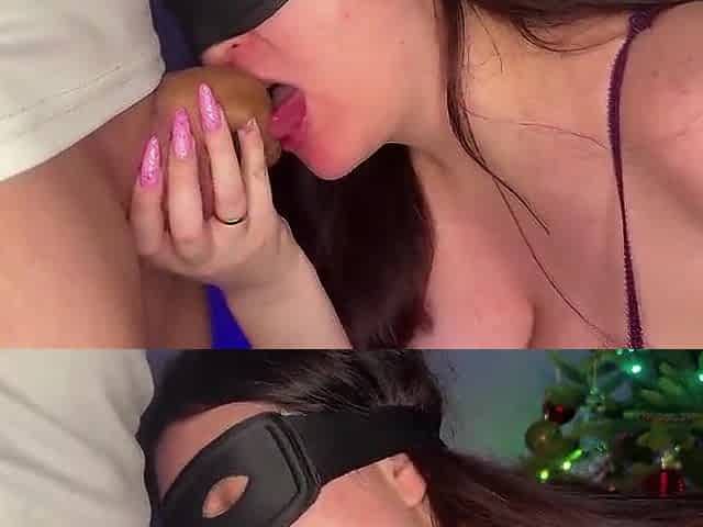 Home fellatio, large cum in throat ans drink cum. Amateur cumslut
