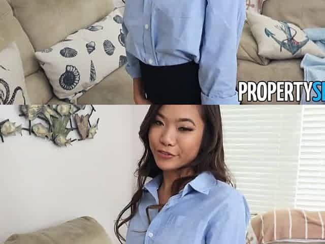 PropertySex Smokin' Sexy Small Real Estate Agent Sex with her Boss