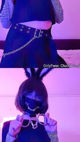 Dommy Bunny Hunk Threatens to Cuff U~