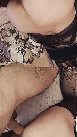 in nylons in amateur excitement clip