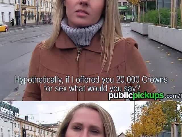 Mofos - Sexy Euro blond gets picked up on the street