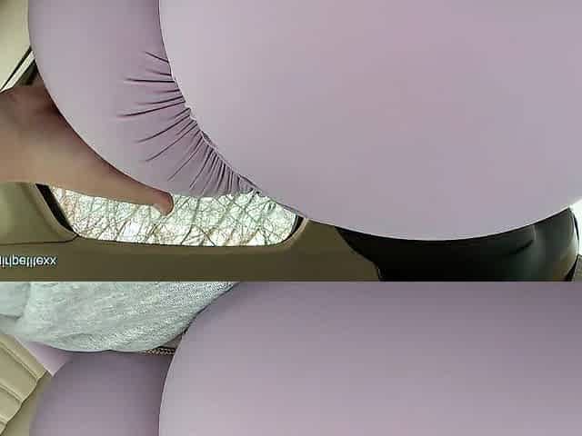 Grinding on My Stepbrother's Dick Risky in the Car