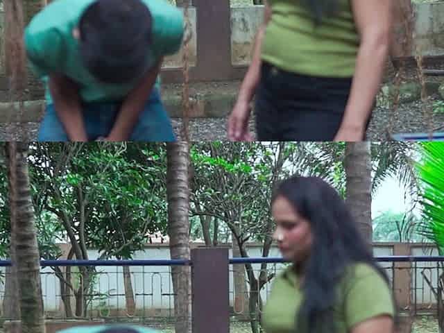 Stepmom Called Her Step Son to the Garden to Have Sex with Big Cock Clear Hindi Audio
