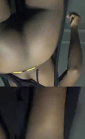 Black bitch goddess dances after school