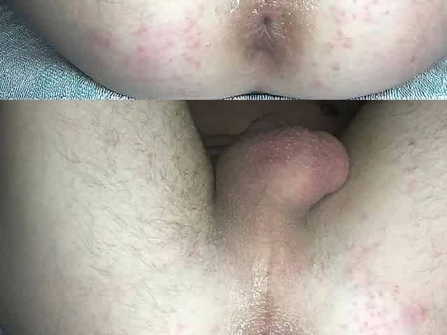 Fingering and banging my butt with a sex toy