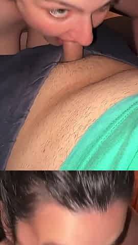 BBW Latina Real Amateur Sucking Dick!