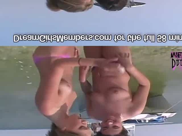Boat Party With 4 Hot College Chicks In Florida