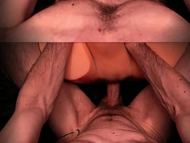 Movie scene Preview - Dad groans & grunts going back & forth in his silly banging floozy's twat & butt POV