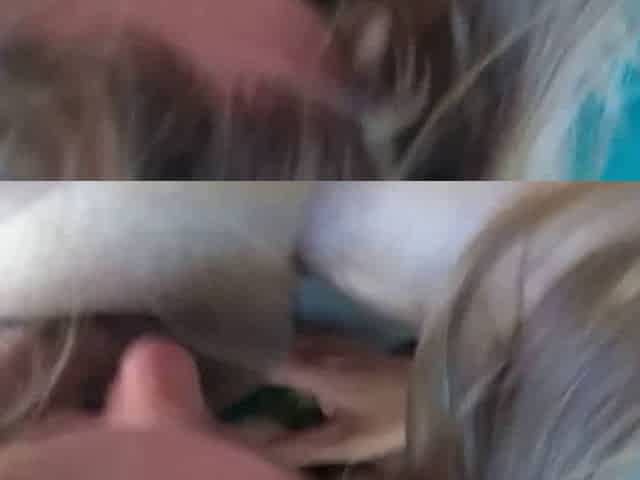 Blonde Cougar Loves Sucking