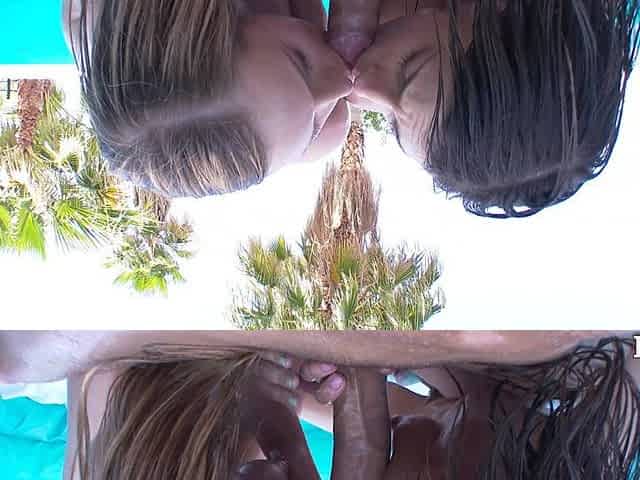 Slip and Slide Threesome