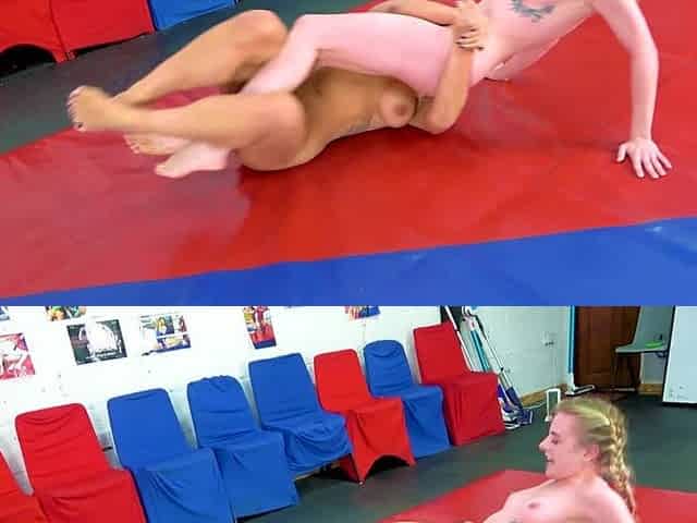 Rnw0079 Beth Bennett Vs Blonde Gabie Nude Wrestling