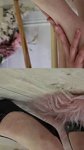 Slow Tease in Black Heels Andsheer Stockings - Footplay and Soft Seduction