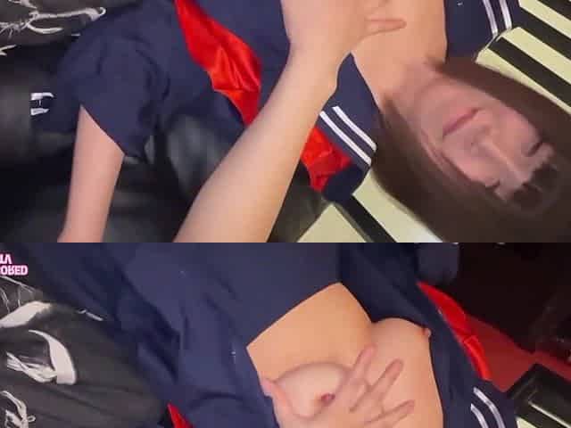 Mgirl.TV-Large-Bazookas Cute Angel Orgasms in Seconds and Takes a Creampie