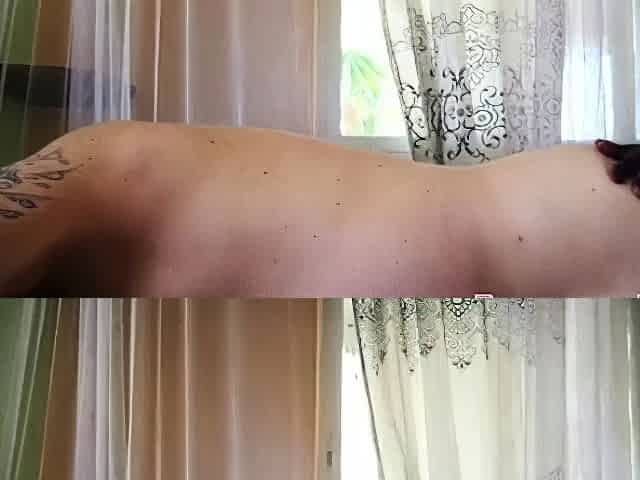 Sexy African Babe Gives Sensual Massage and Blowjob