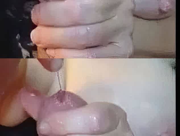 Mature Girl Gives Handjob with Cumshot