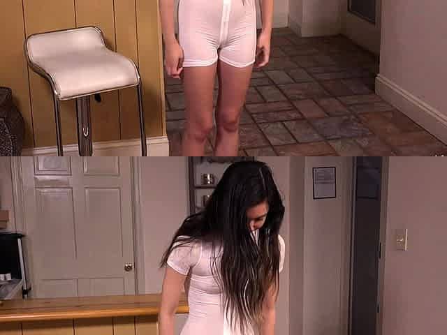 Behind the Scenes: Amber Angel's Steamy Unzip Tease and