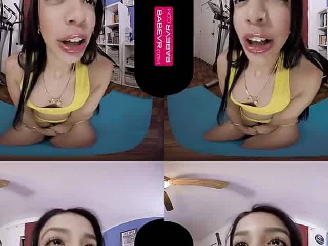Virtual Reality, Veronica Rodriguez And Vr Porn - Masturbation Workout By Teen 18+ Latina