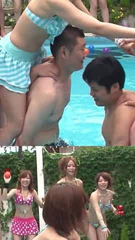 It Was a Party at the Pool, and There Were a Lot of Sexy People in Attendance.