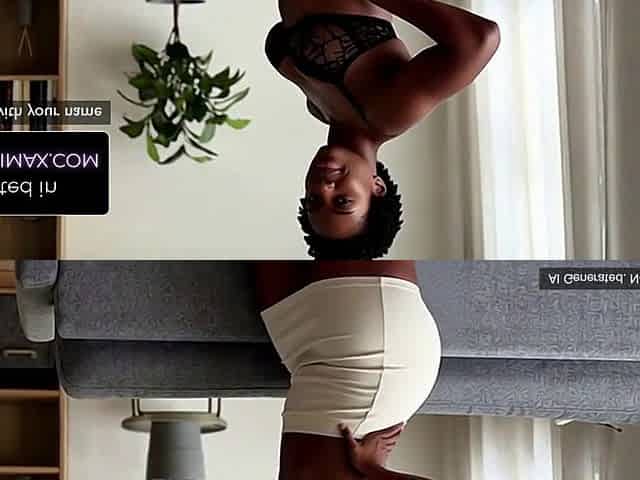 Large Booty Black Queen Invites U Home - Now Jerk off Exactly How I Command - AI Generated Black JOI POV ASMR