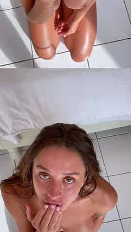 Nasty brunette babe in anal hardcore action
