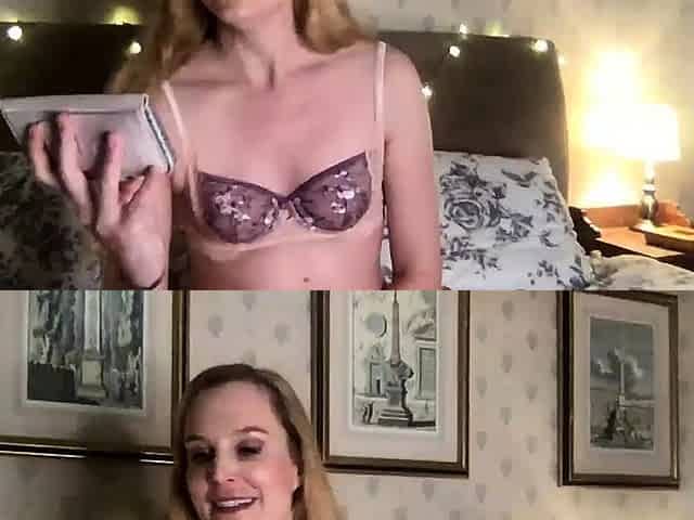 British blonde milf Jane Bond solo masturbation