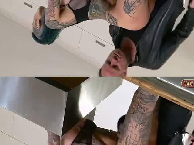 Fake Tity Hardcore Tattoo Slut Gets It Good