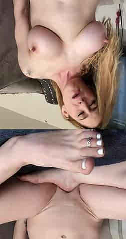 Big boobs milf masturbates with her dildo