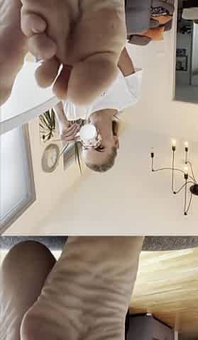 Yelena's Morning Bare Feet Routine