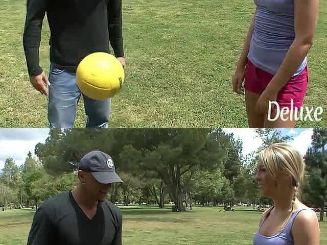 Blond teen doxy getting her taut twat screwed