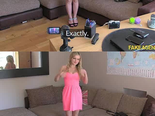 Breathtaking Blond Canadian BOOTY BANGED in a British Casting Fake Agent UK
