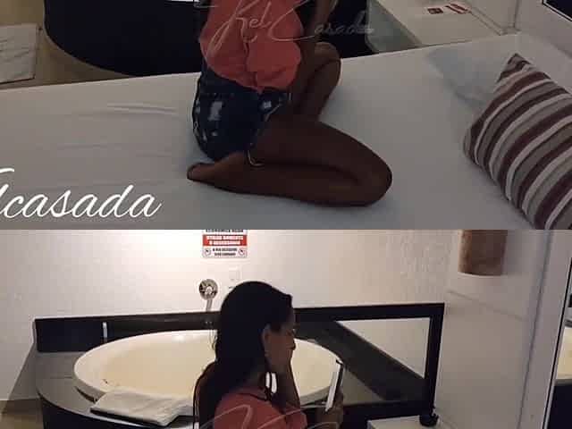 After Being Caught on the Beach, We Went to the Motel