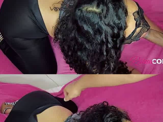 Naughty Girl Ripped Her Leggings To Give Her Pussy Doggystyle