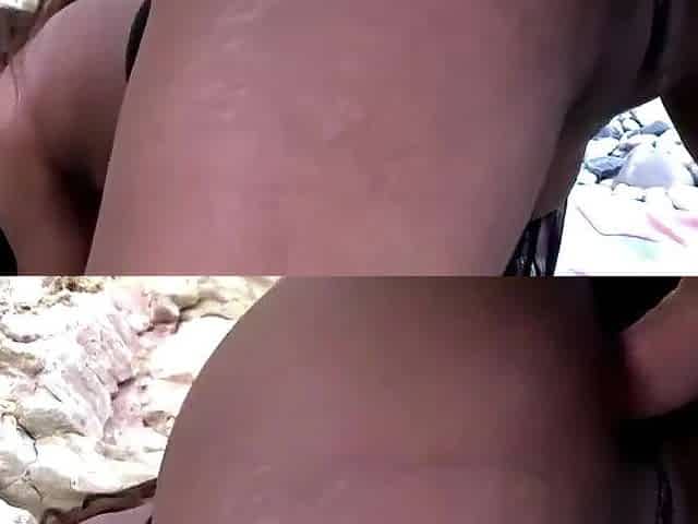 Hawt ebony angel bang outdoor