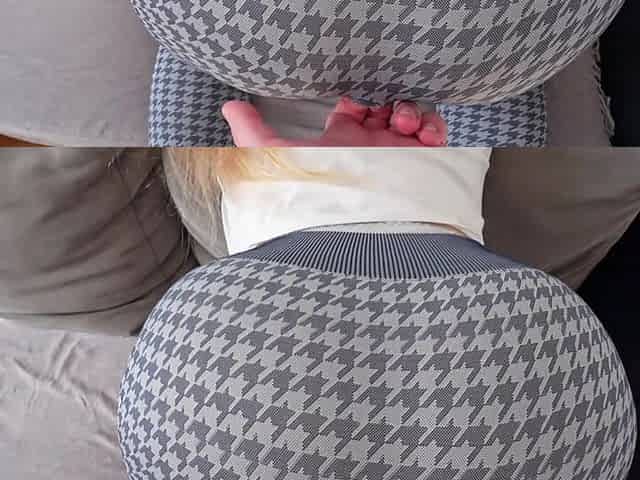 Ripped Yoga Pants on Big Ass for Good Fuck