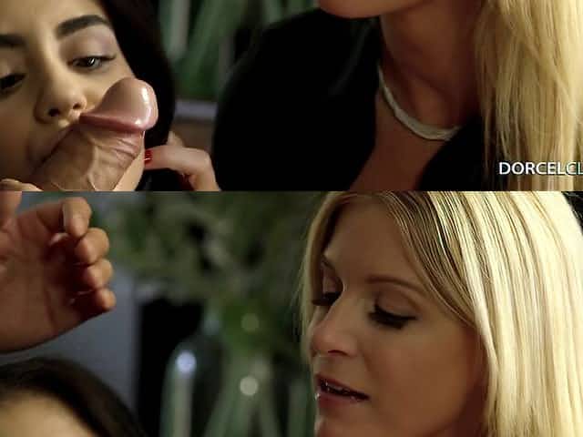 FFM Threesome With Hot MILF India Summer And Aysha