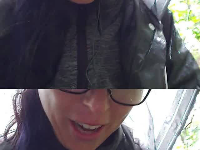 Pissing into The Stream. SOAKING SOAKED FEET