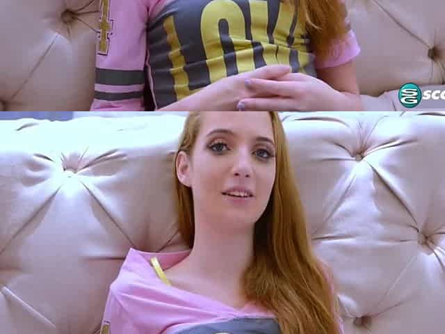 Kasey Cole In Tiny Little Ginger Is 18, Flat, Pretty And Ready