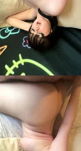 Amateur blondie solo anal masturbation