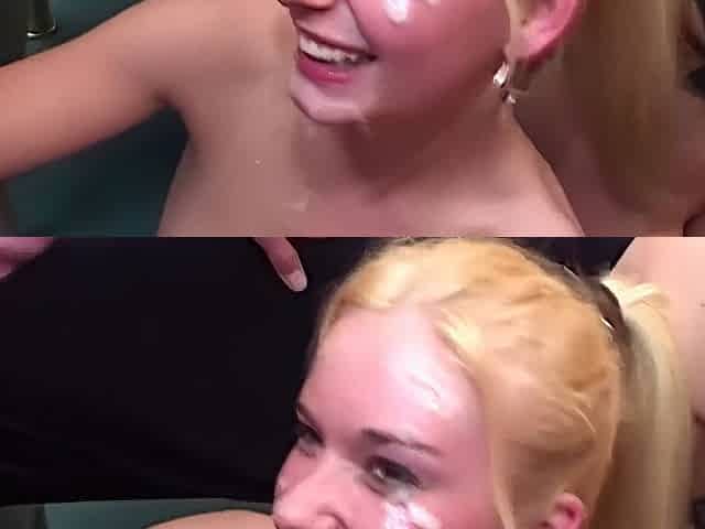 Ein Subes Blondes Madchen Aus Deutschland Bekommt Gangbang