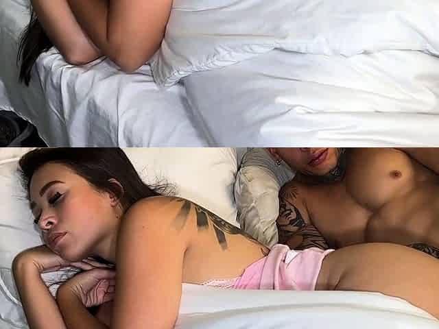 Fucking my stepsister Daniela Andrea's tight pussy - we