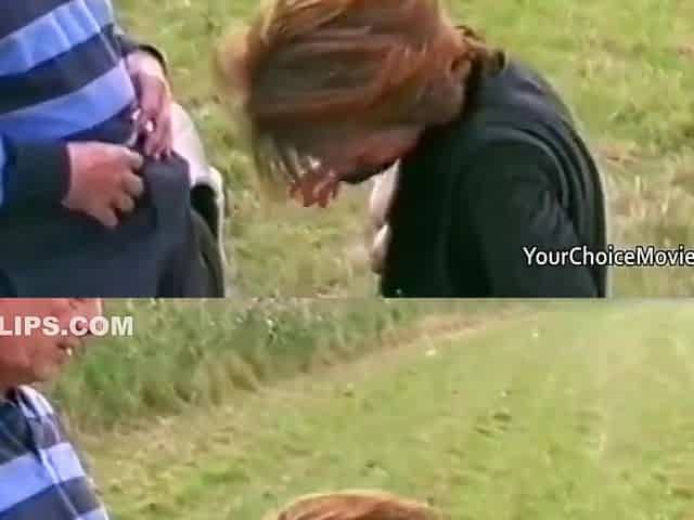Mature Couple In Older Risky Outdoor Sex