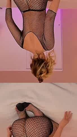 Head to Toe Fishnets N Butt Plug