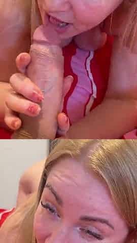 Neighbour glad oral pleasure, screw and creampie