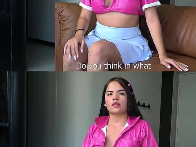 Meaty Pussy Latina Teen Stretched Wide